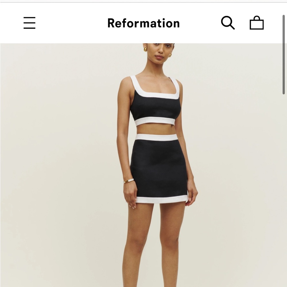 Reformation Robbie Linen set